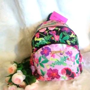 Betsey Johnson Multi Floral Backpack